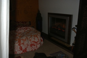 And my lovely fireplace!