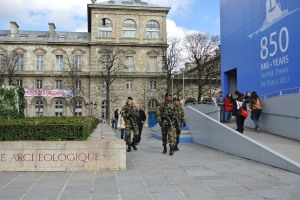 I don't think French guards take anything lightly...