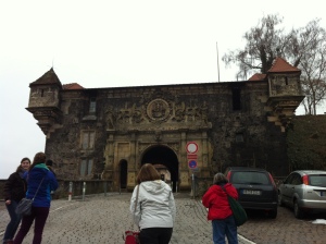 The entrance to the castle.  Pretty? I think YES!